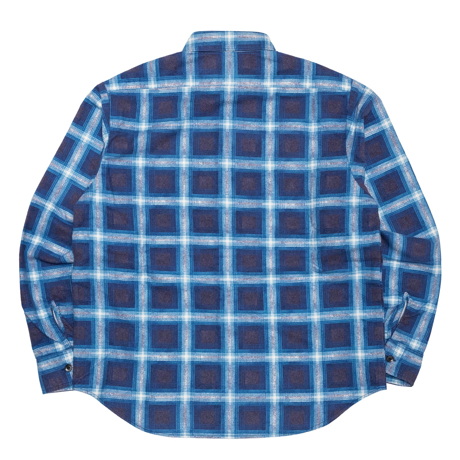 COTTON CHECK SHIRT / BLUE CHECK – SC WEB STORE