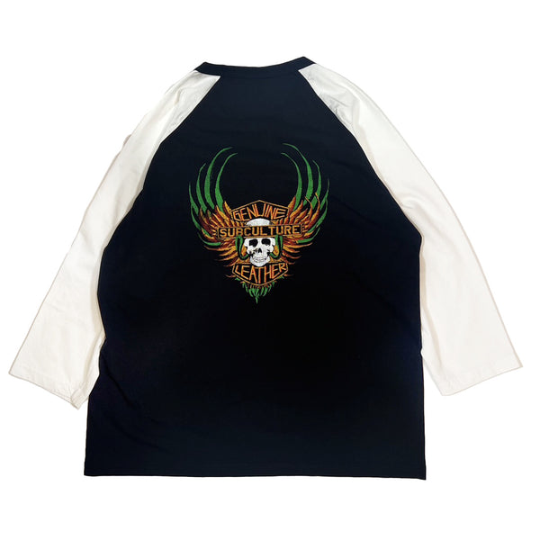 Tシャツ/カットソー(半袖/袖なし)Subculture ラグランT スカル＆スネイク サブカルチャー　SC