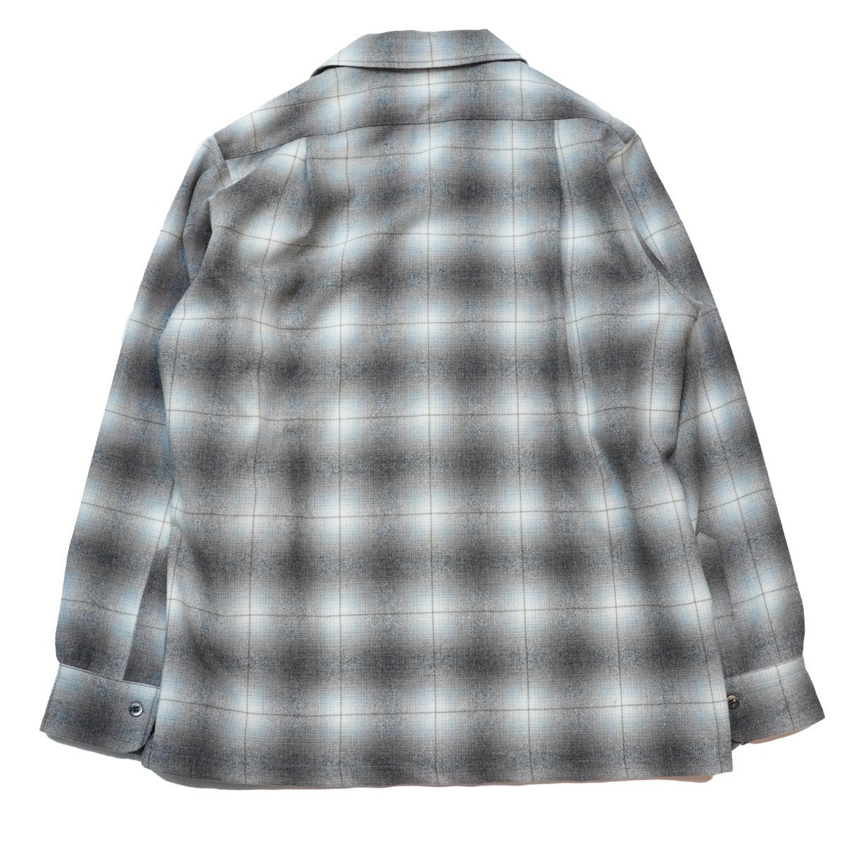 WOOL CHECK SHIRT / IVORY