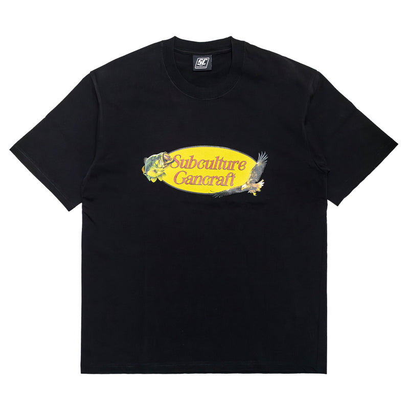 EAGLE×BLACK BASS T-SHIRT / BLACK