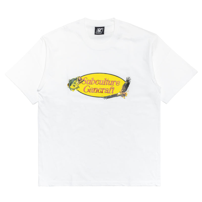 EAGLE×BLACK BASS T-SHIRT / WHITE