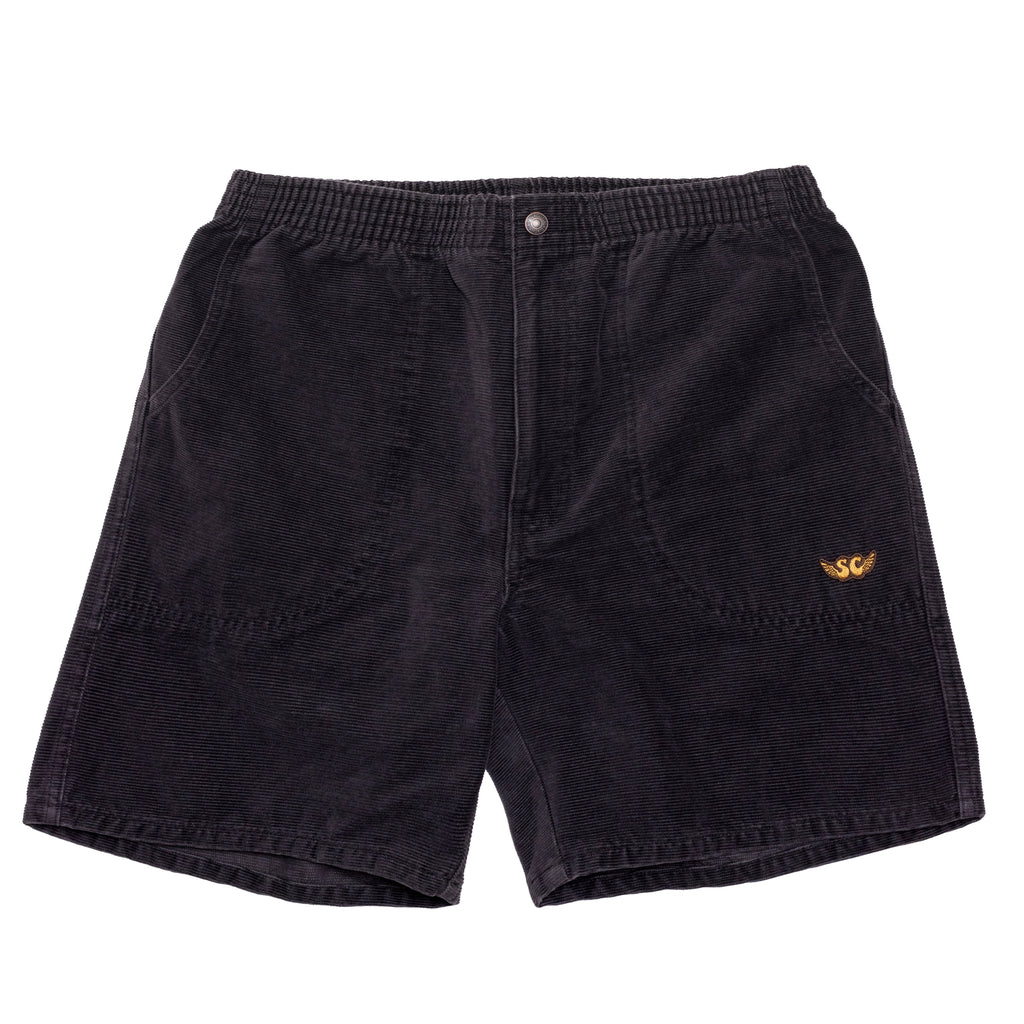 SURFERS CORDUROY SHORTS / BLACK