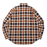COTTON CHECK SHIRT / ORANGE CHECK