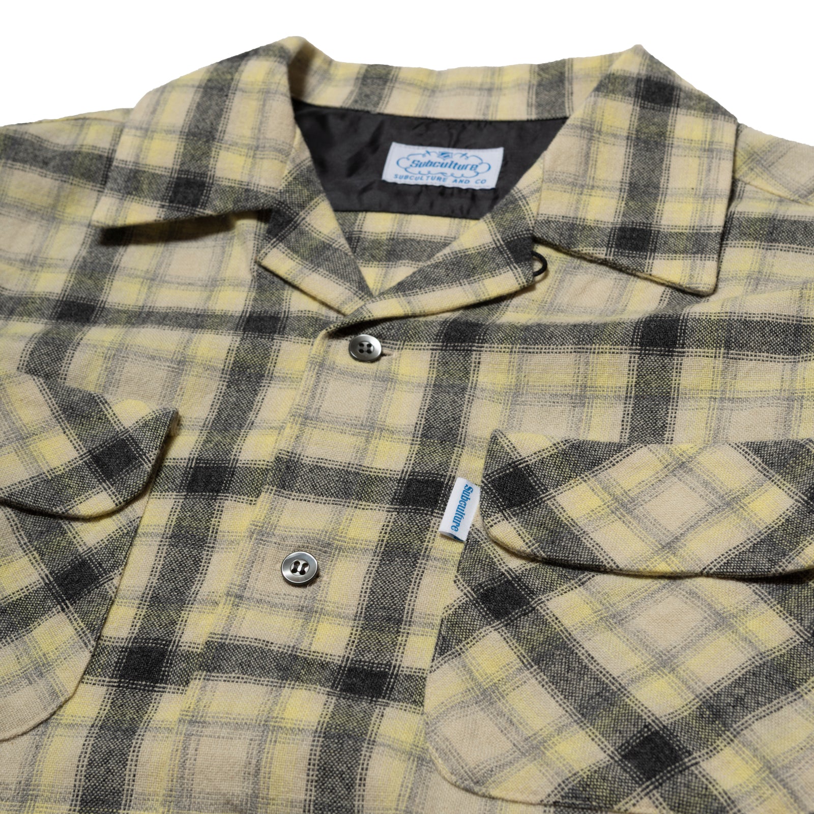 WOOL CHECK SHIRT / YELLOW CHECK – SC WEB STORE