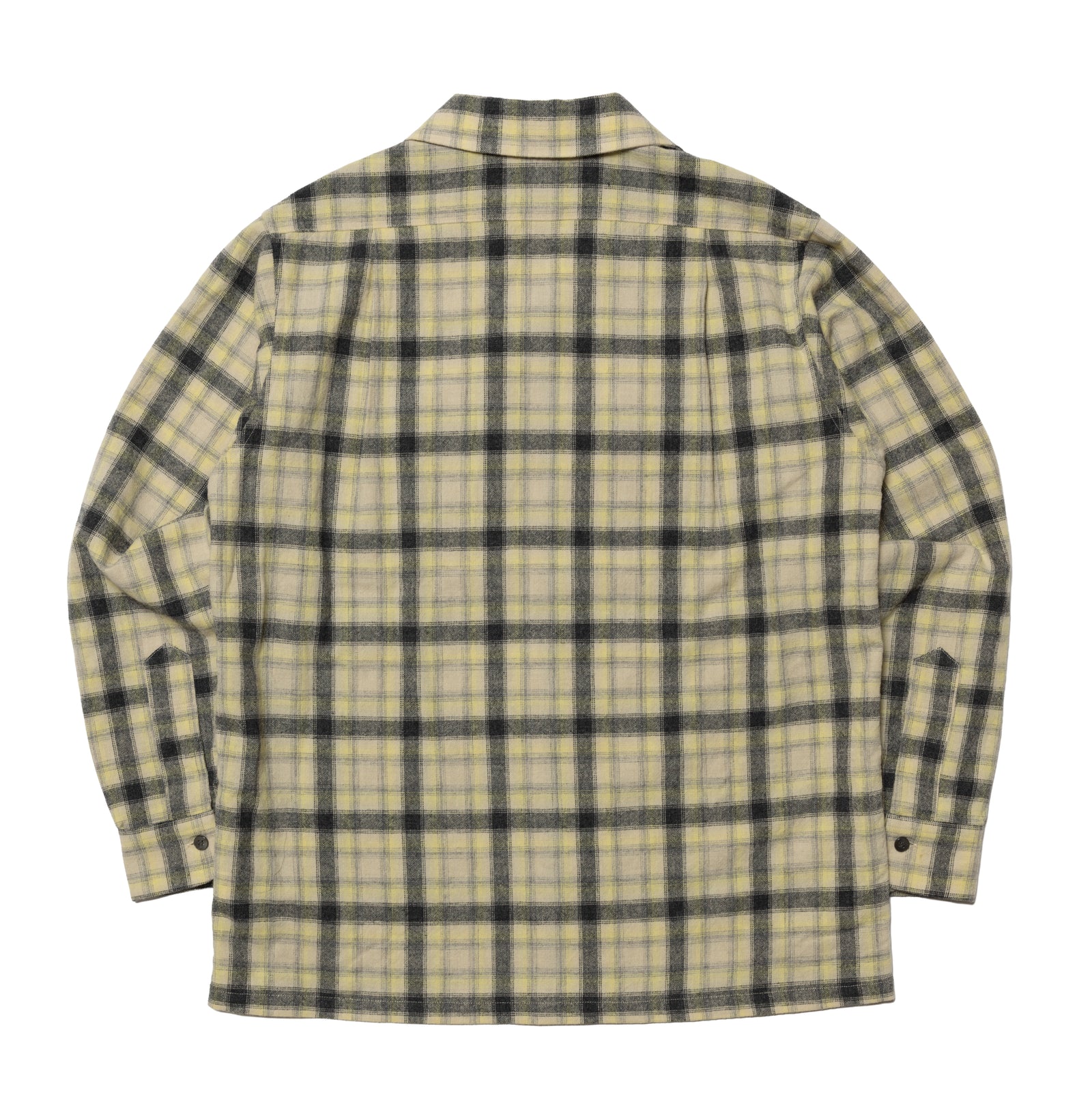 WOOL CHECK SHIRT / YELLOW CHECK – SC WEB STORE