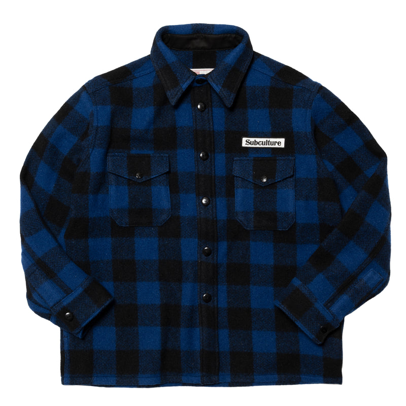 ジャケット・アウター subculture BUFFALO CHECK JACKET size 1 BUFFALO CHECK JACKET（POCKET TYPE) / BLUE CHECK – SC WEB STORE