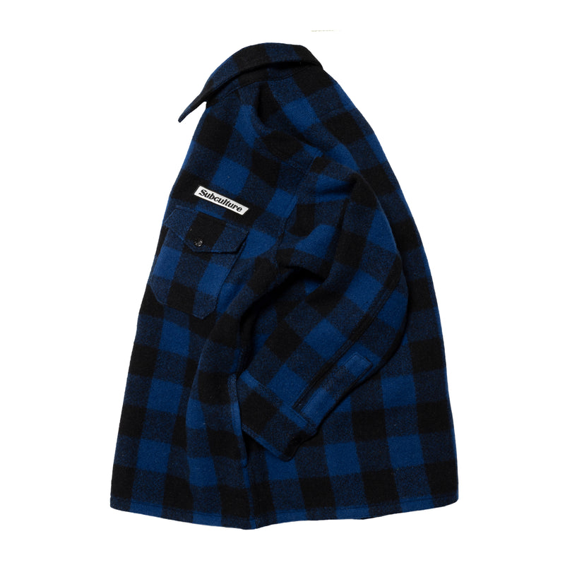 SUBCULTURE BUFFALO CHECK JACKET サイズ2 BUFFALO CHECK JACKET（POCKET TYPE) / BLUE CHECK – SC WEB STORE