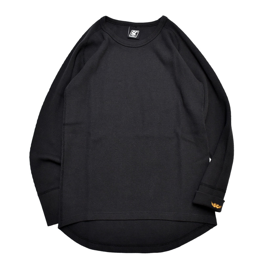 THERMAL LONGSLEEVE T-SHIRT / BLACK – SC WEB STORE