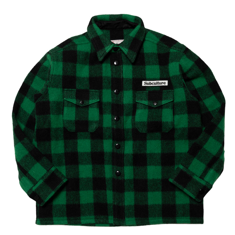 BUFFALO CHECK JACKET（POCKET TYPE) / GREEN CHECK – SC WEB STORE