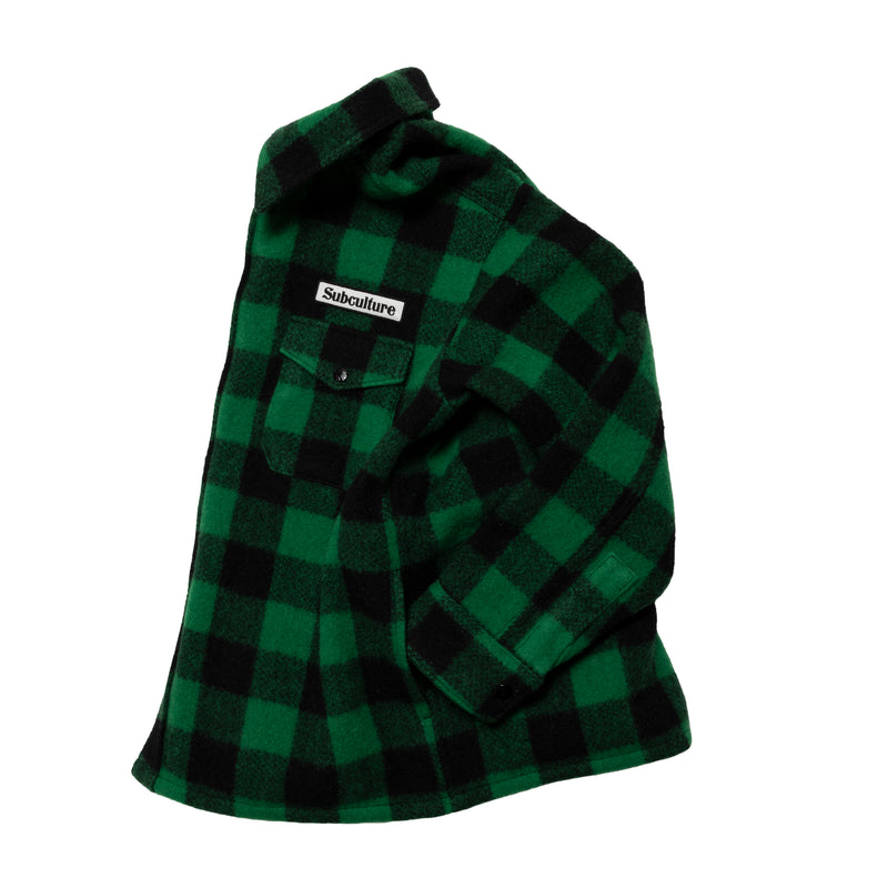 BUFFALO CHECK JACKET（POCKET TYPE) / GREEN CHECK – SC WEB STORE