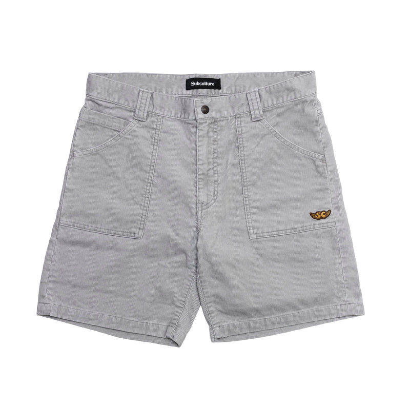 2026 CORDUROY SHORTS / LIGHT GRAY – SC WEB STORE