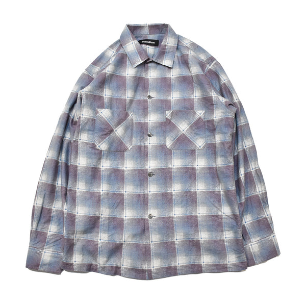 適当な価格 SC シャツ SUBCULTURE BLUE / SHIRT CHECK OMBRE