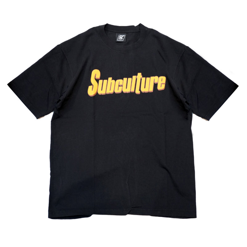 【SC SUBCULTURE】SUBCULTURE T-SHIRT BLACK
