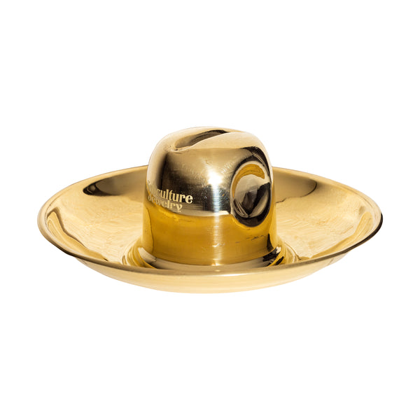 TEN－GALLON HAT ASHTRAY / GOLD