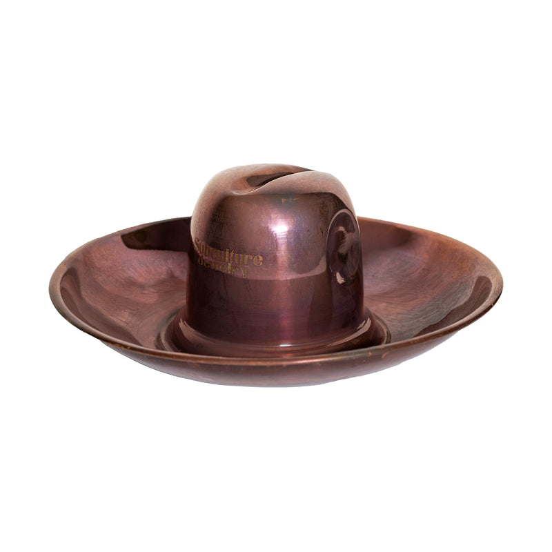 TEN－GALLON HAT ASHTRAY / BROWN