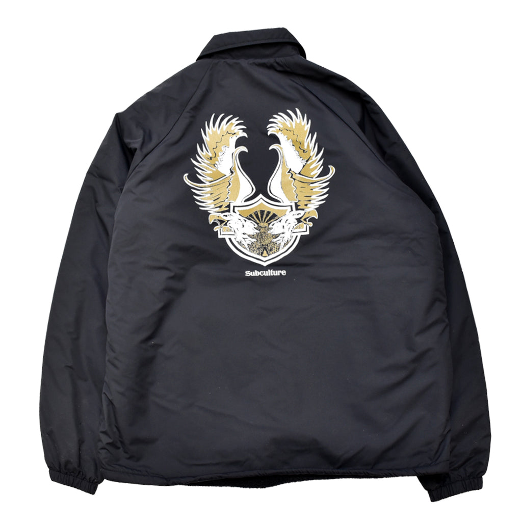 TWINEAGLE COACHES JACKET / BLACK – SC WEB STORE