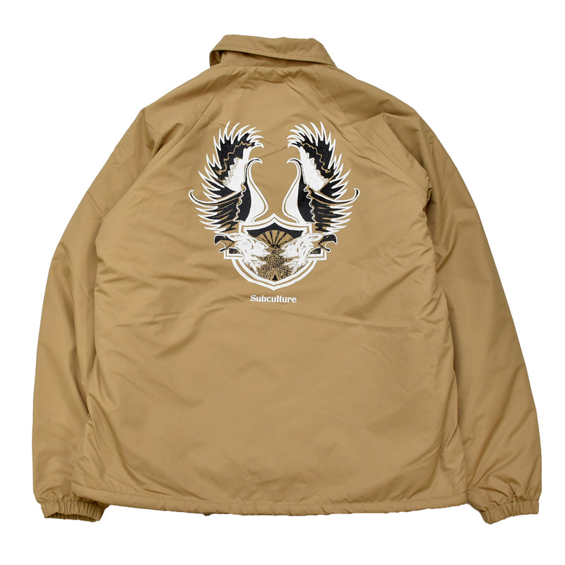 TWINEAGLE COACHES JACKET / BEIGE