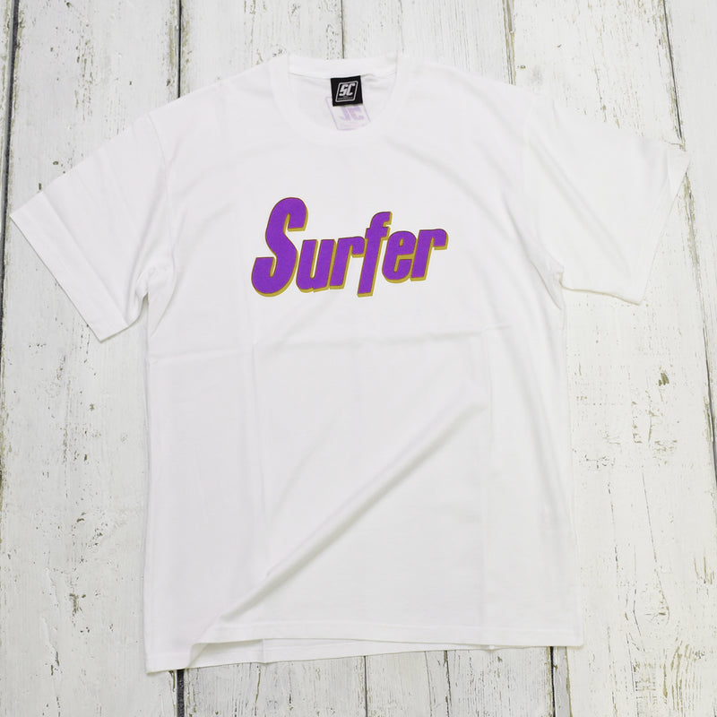 SURFER TSHIRTS TYPE-S BODY / WHITE×PURPLE