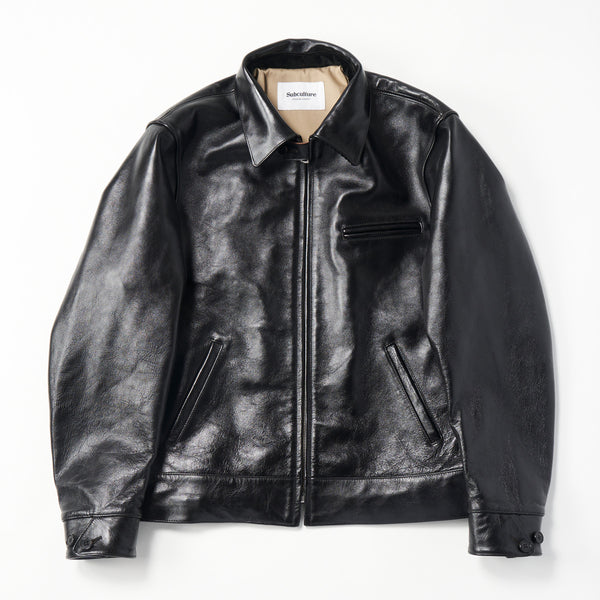 Horse Hide Sports Leather Jacket – SC WEB STORE