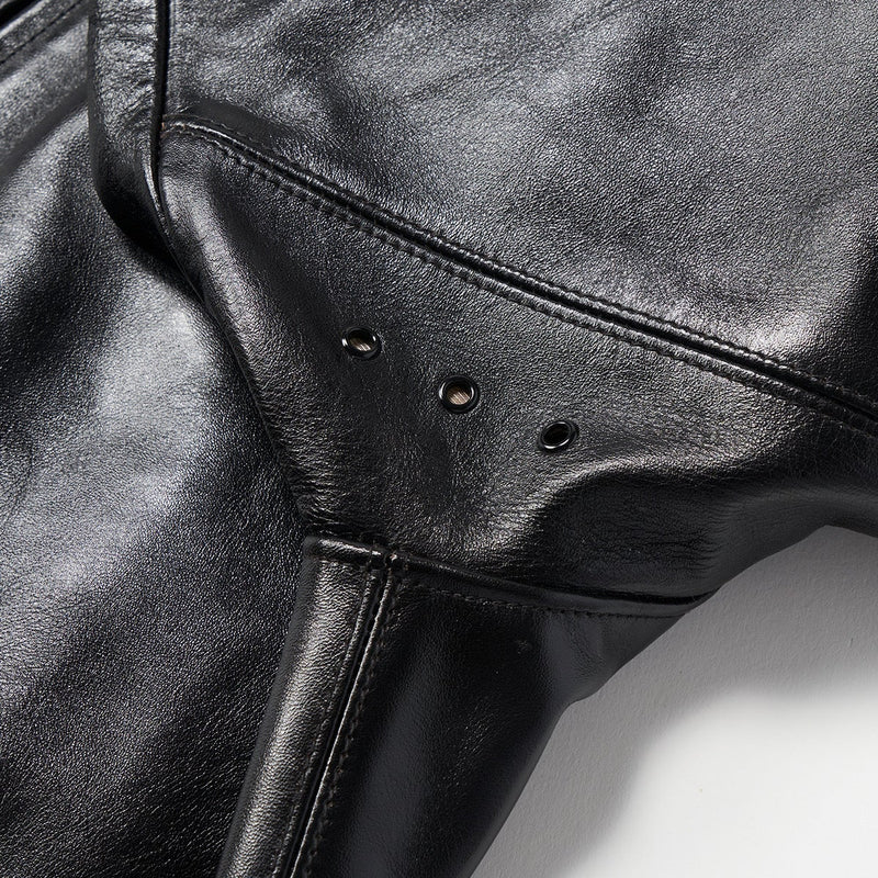 SUBCULTURE HORSE HIDE LEATHER JACKET