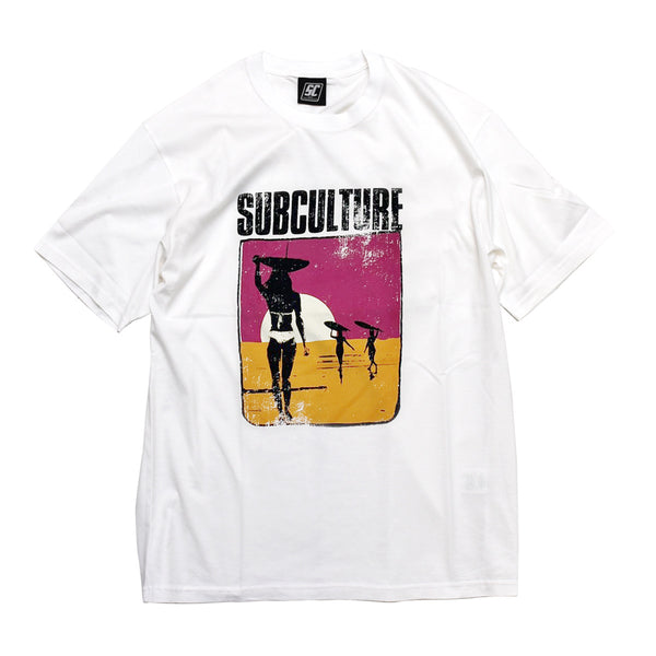 Subculture T-SHIRT 2 M White サブカルチャー SC