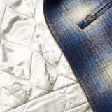 Ombre Check Woolsport Jacket / BLUE
