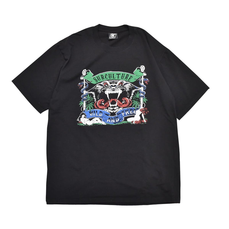 WiLD AND FREE TSHIRT/ BLACK TYPE-C BODY