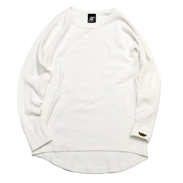 THERMAL LONGSLEEVE T-SHIRT/OFF WHITE