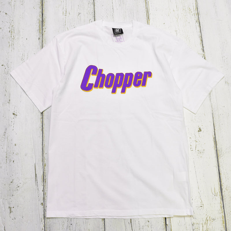 Chopper Tshirts type-c body / WHITE×PURPLE